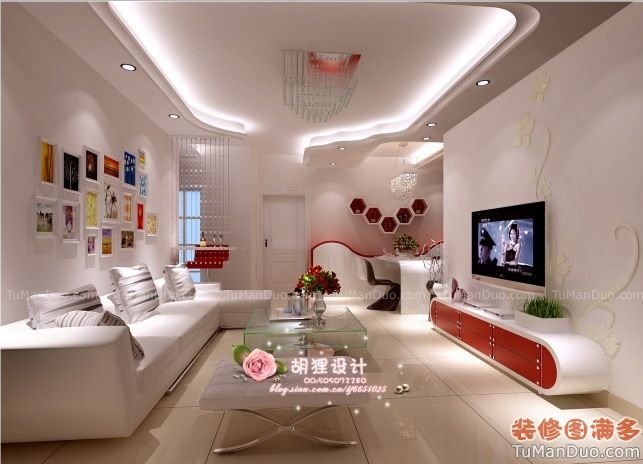 اجمل ديكورات الجبس المغربي Modern 6 150Smq Living Room Design Layout Ceiling Picture