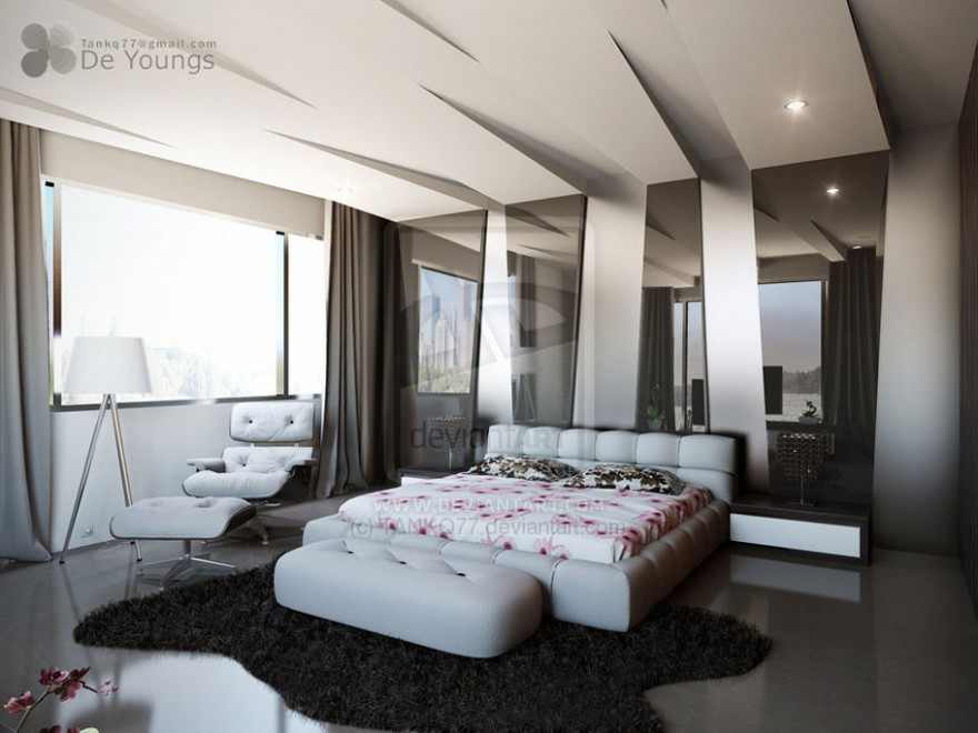 الديكور المغربي للاسقف Modern Pop False Ceiling Designs For Bedroom Interior 51 1