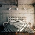 22 Cool Cement Bedroom 710X434-Jpeg صور ديكور لغرف النوم ابتهاج خيري